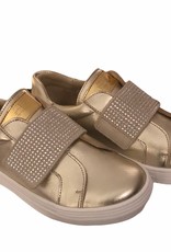 Andanines goud sneaker velcro glitter