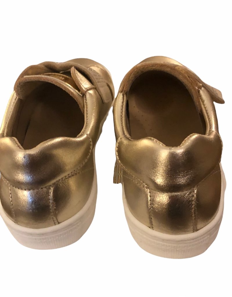 Andanines goud sneaker velcro glitter