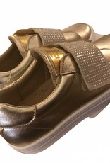 Andanines goud sneaker velcro glitter