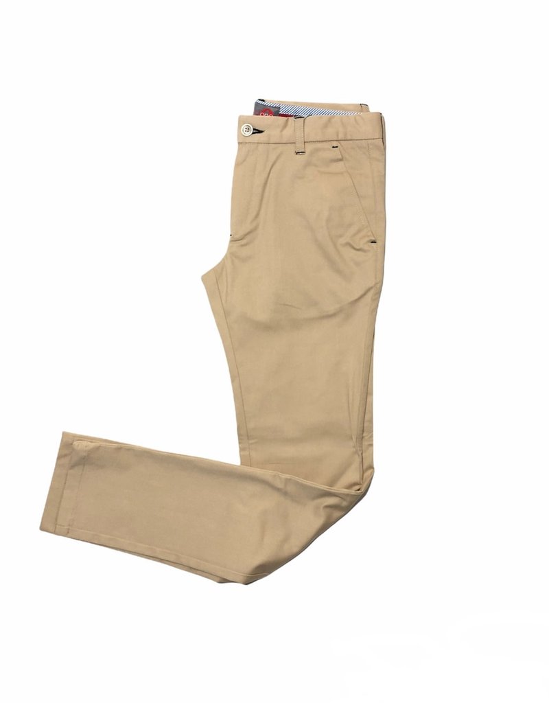 Varones skinny chino broek zand beige