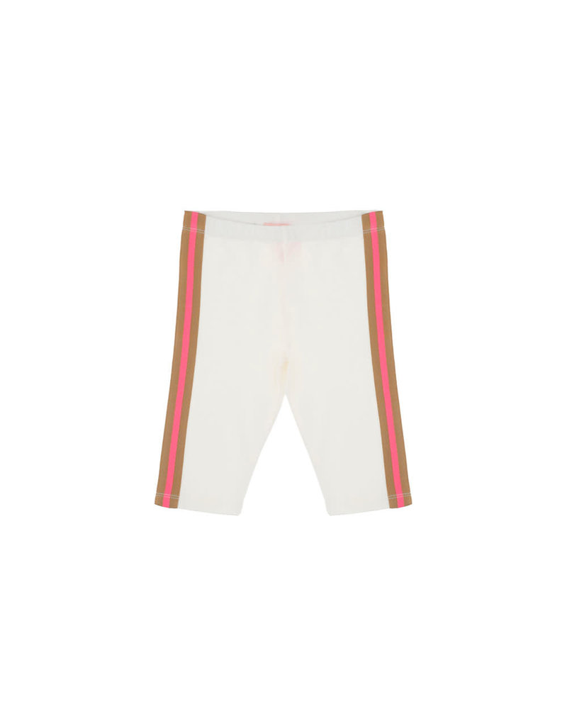 Imperial short ecru streep bruin fuchsia