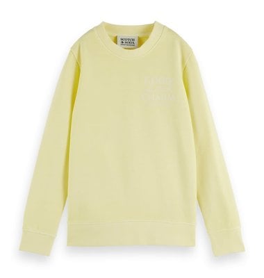 Scotch&Soda sweater lichtgeel