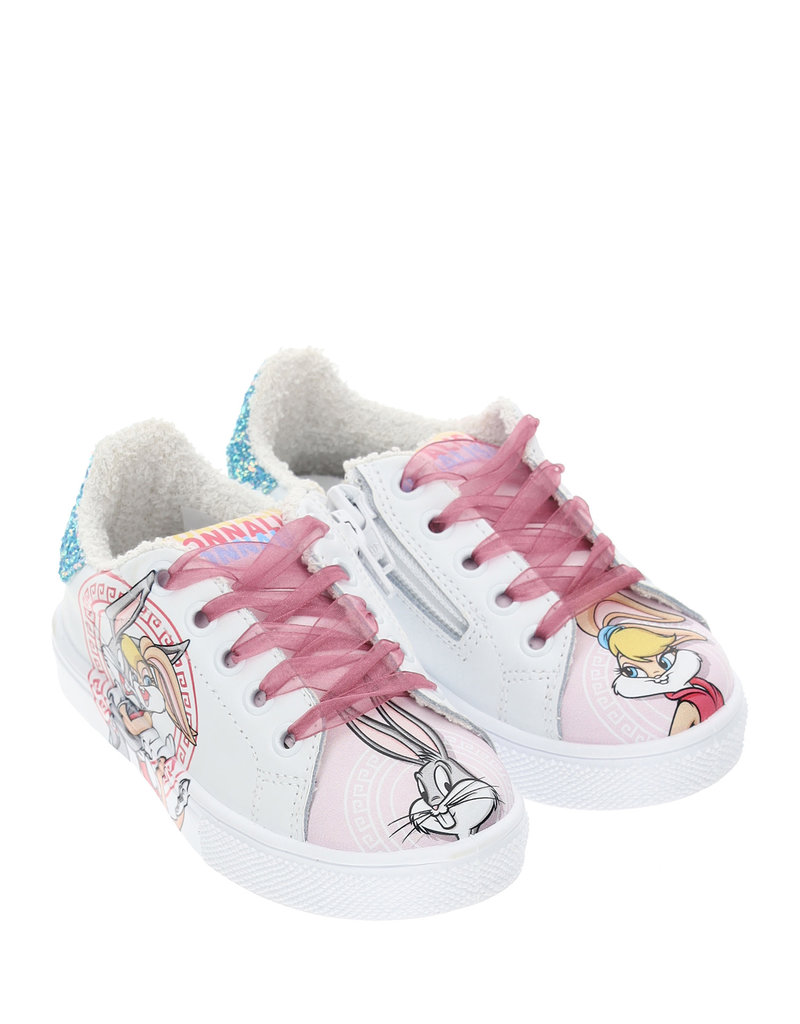 Witte sneakers met print new arrivals