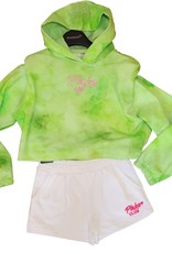 Pinko Up cropped hoodie groen