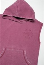 Le temps des Cerises hoodie jurk in purper print achter