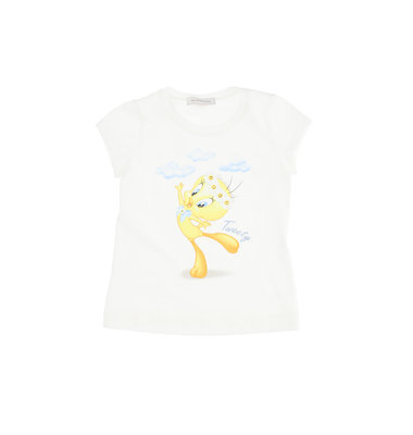 Monnalisa T-shirt ecru km tweety