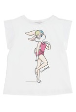 Monnalisa wit t-shirt bugs bunny