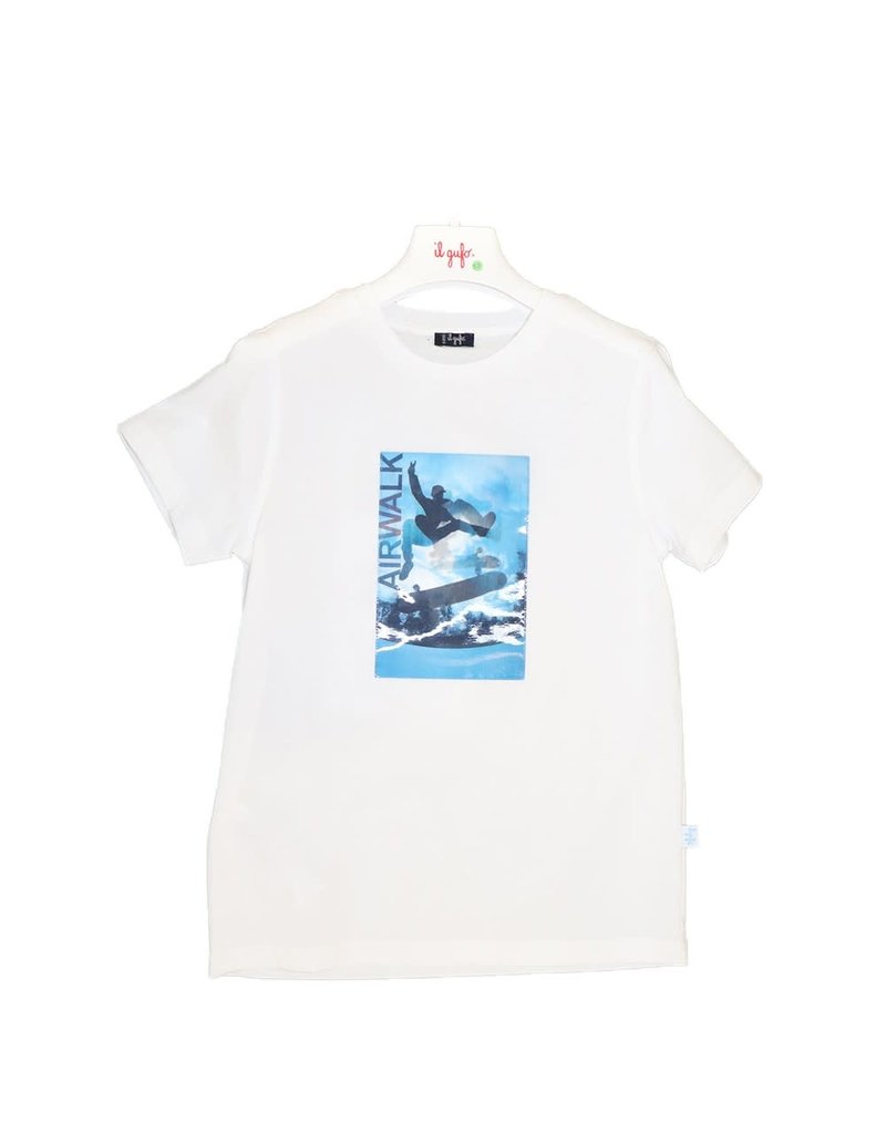 Il Gufo T-shirt wit skater