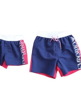 Armani zwemshort blauw rood