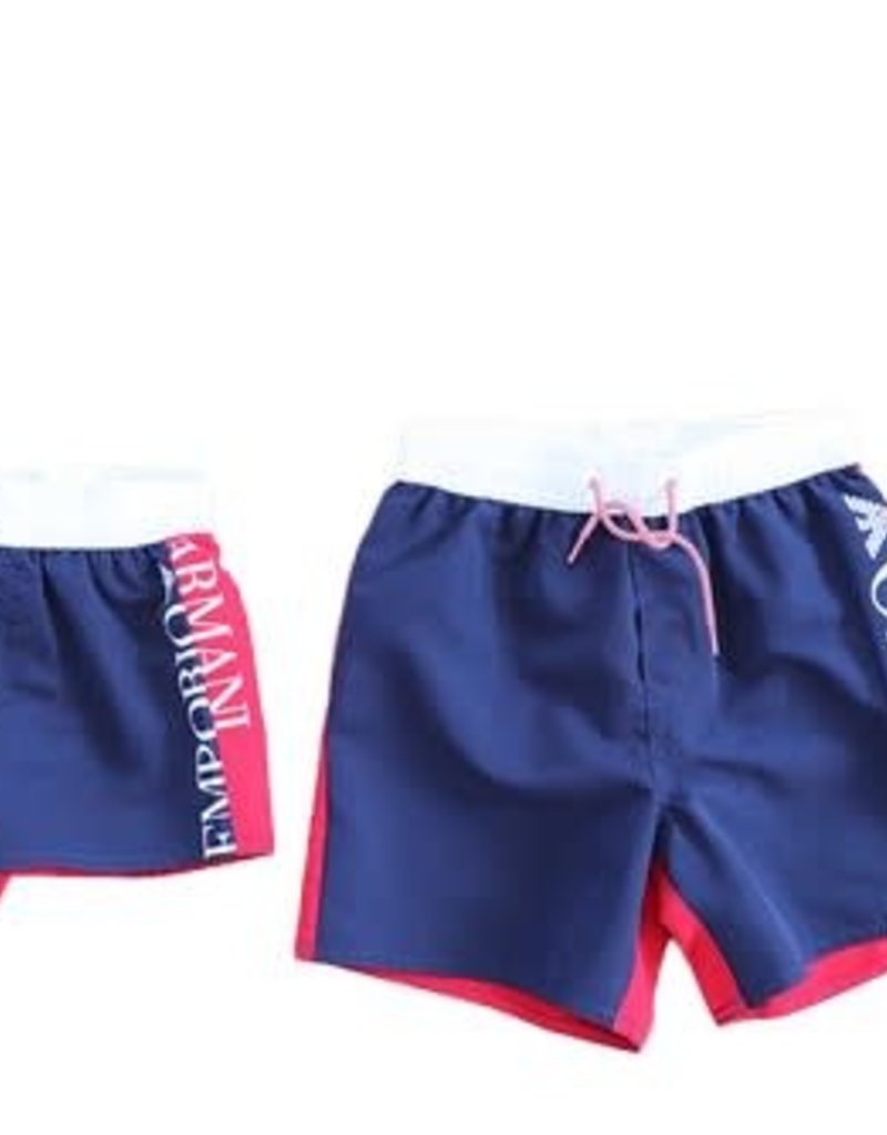 Armani zwemshort blauw rood