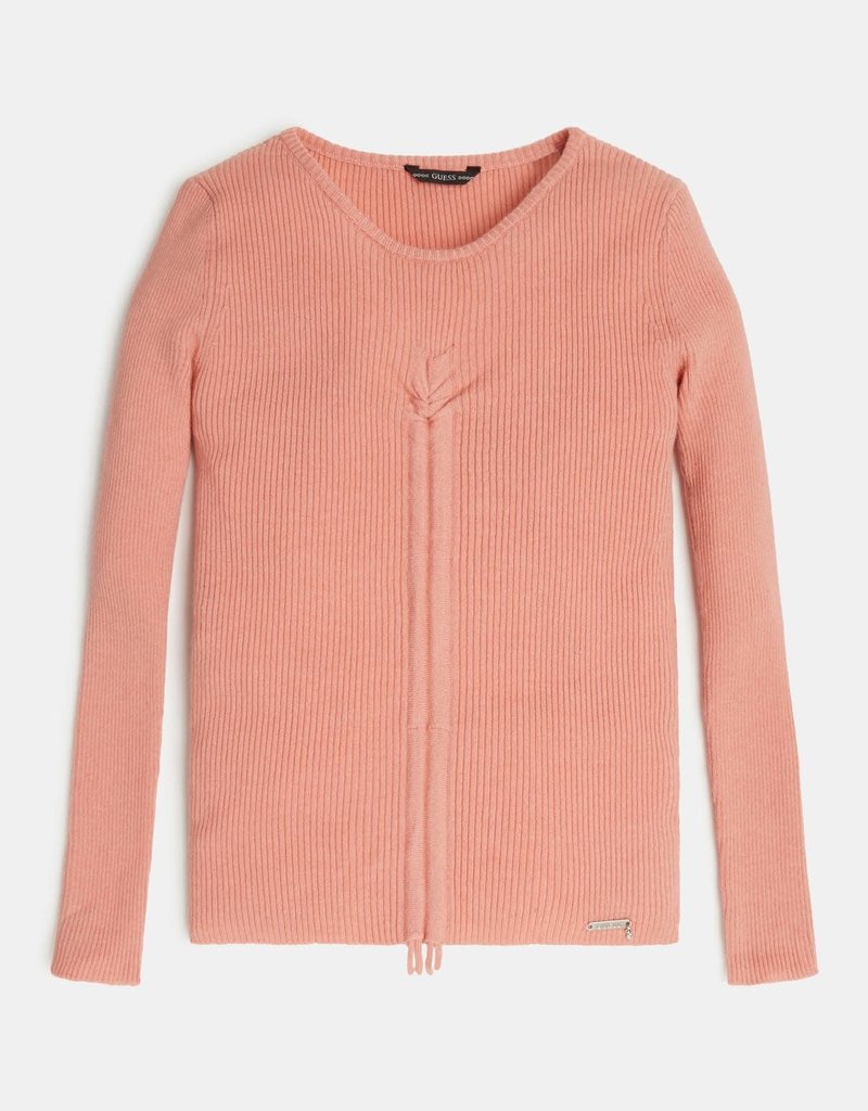 Guess oud roze gebreide strakke rok