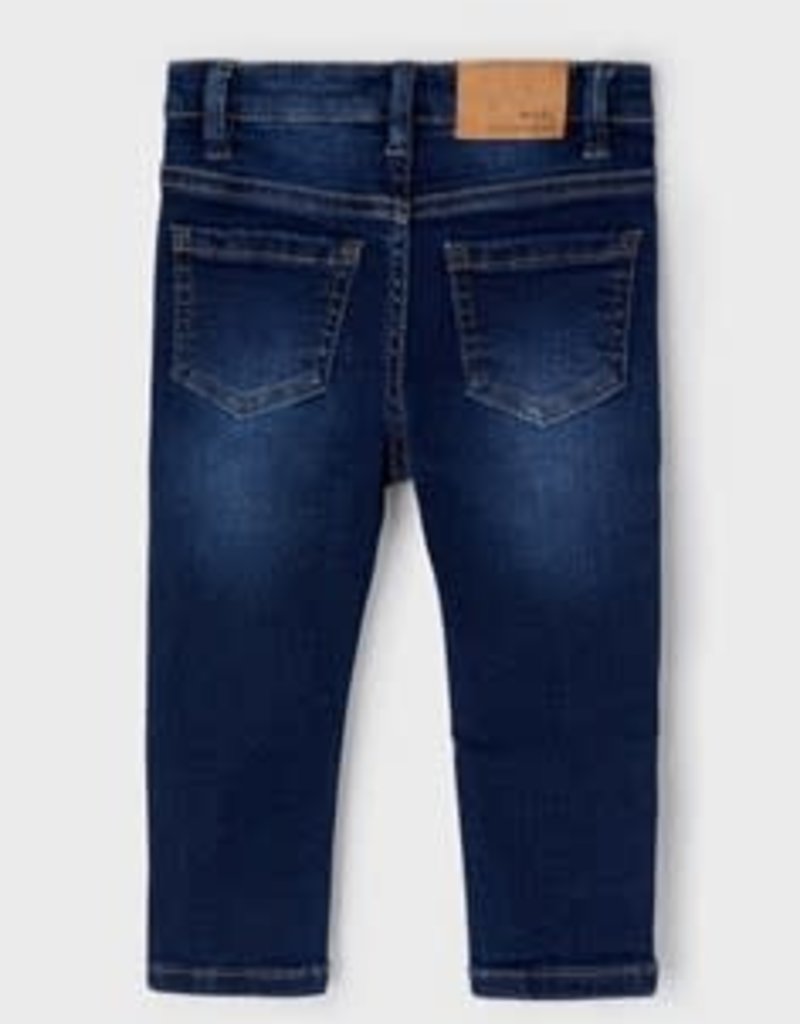 Mayoral jeans broek in kleur donker blauw