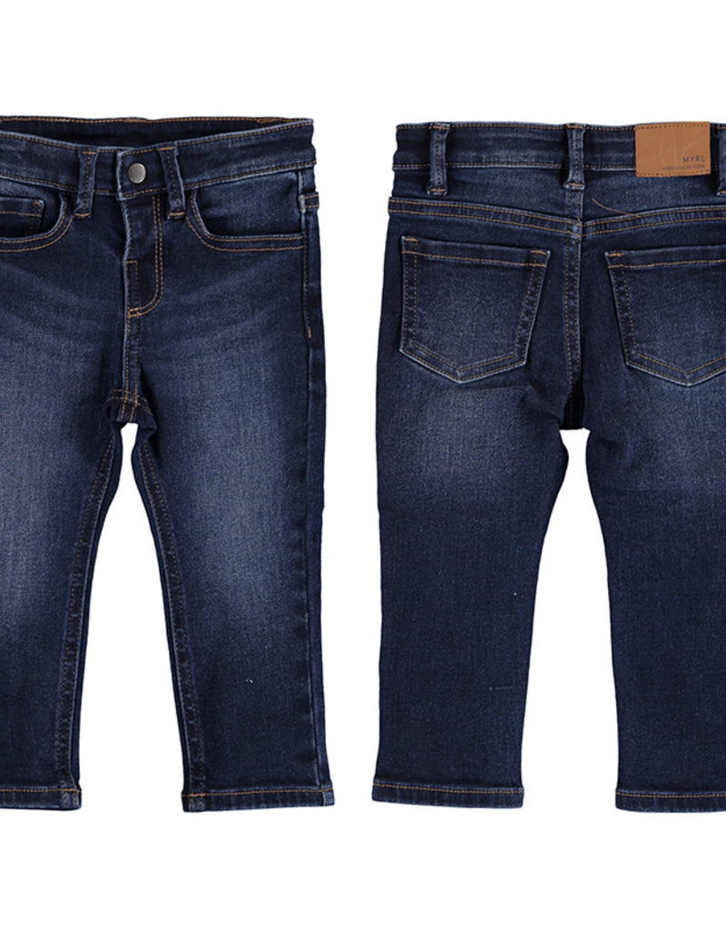 Mayoral jeans broek in kleur donker blauw