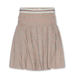 Ao76 sada red check skirt rood multi