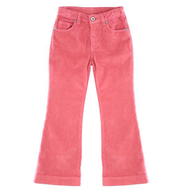 Dixie oud roze  broek in fijne rib