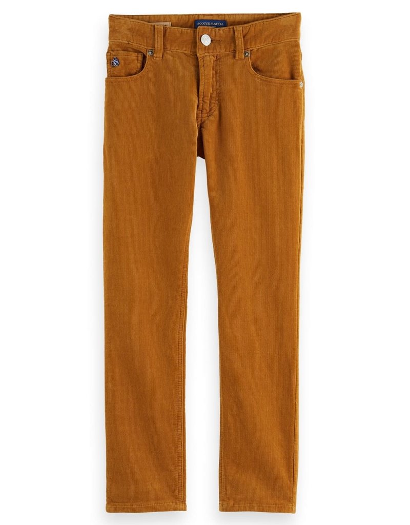 Scotch&Soda broek tobacco stretch soft corduroy