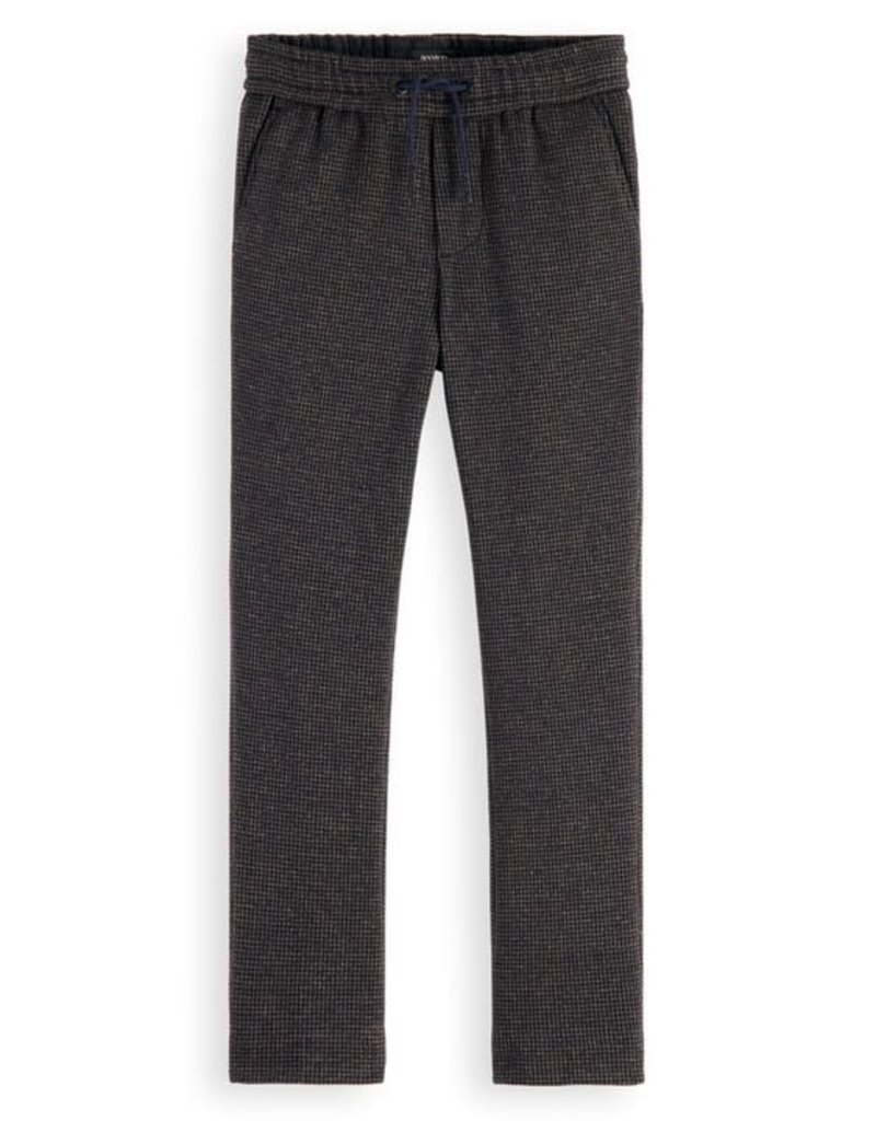 Scotch&Soda broek regluar fit knitted geruit