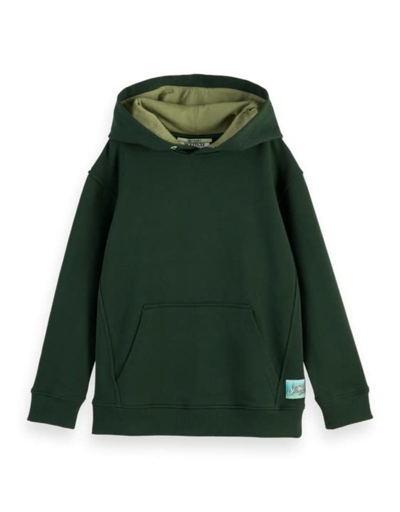 Scotch&Soda hoodie kap groen