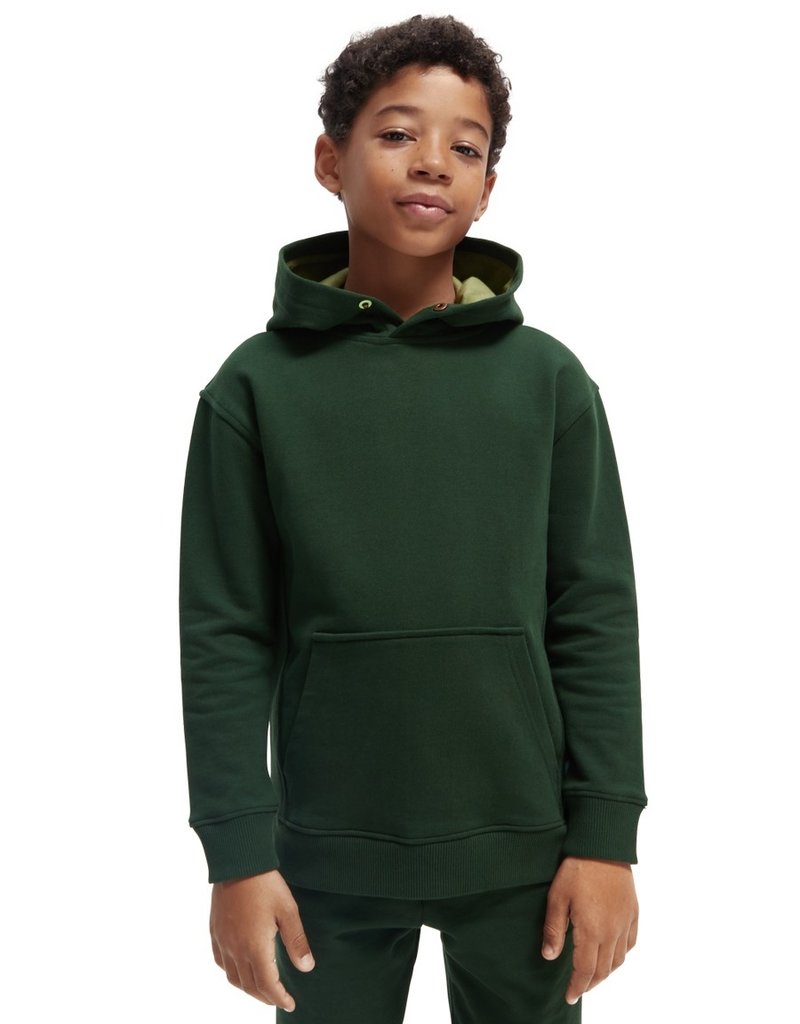 Scotch&Soda hoodie kap groen