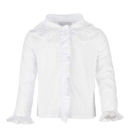 Elsy witte blouse met volants