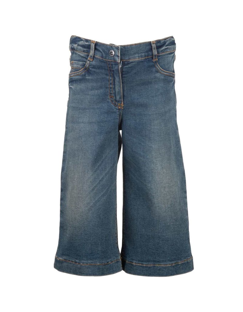 Elsy wijde blauwe jeans broek