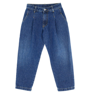 Dixie jeansbroek met plooi