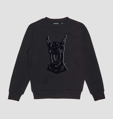 Antony Morato sweater zwart met hond