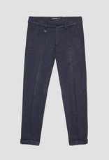 Antony Morato broek stretch fijne ruit  marine