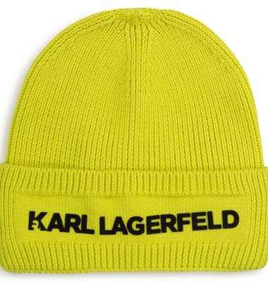 Karl Lagerfeld gele muts