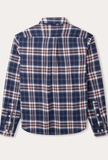 Hackett hemd geruit blauw wit bordeau