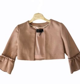 Linea Raffaelli blazer nude mouwdetail