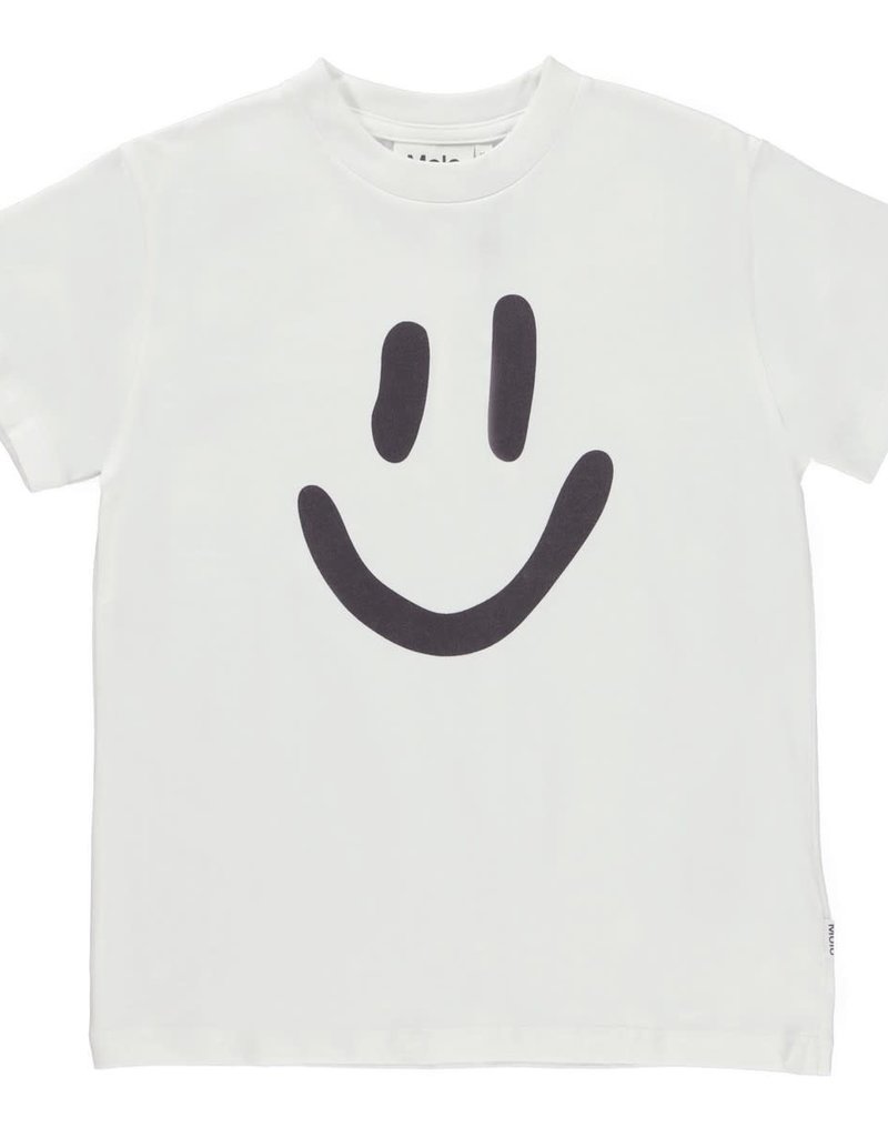 Molo t-shirt wit smiley