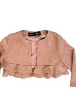 Linea Raffaelli blazer met laagjes in rose kleur