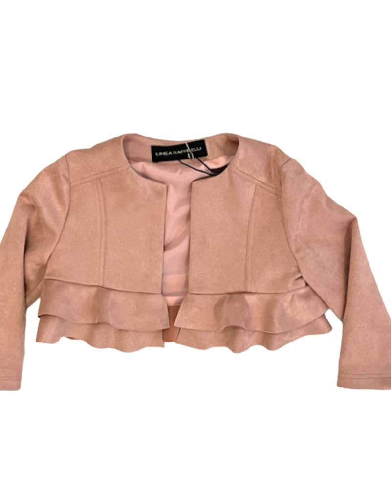 Linea Raffaelli blazer met laagjes in rose kleur