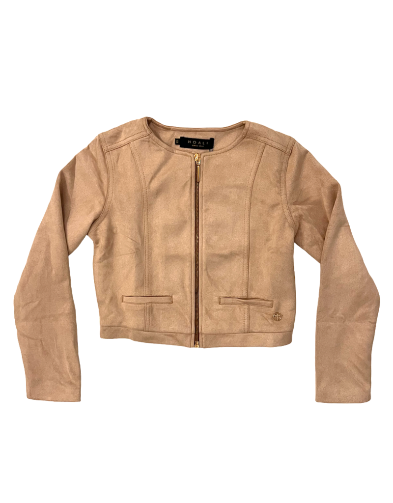 Noali gevoerde camel blazer  daimtouch