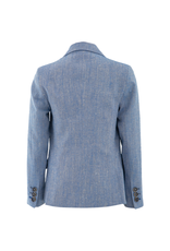 Dlux blazer indigo blauw