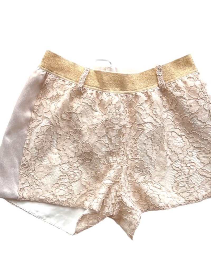 Emie short goud kant