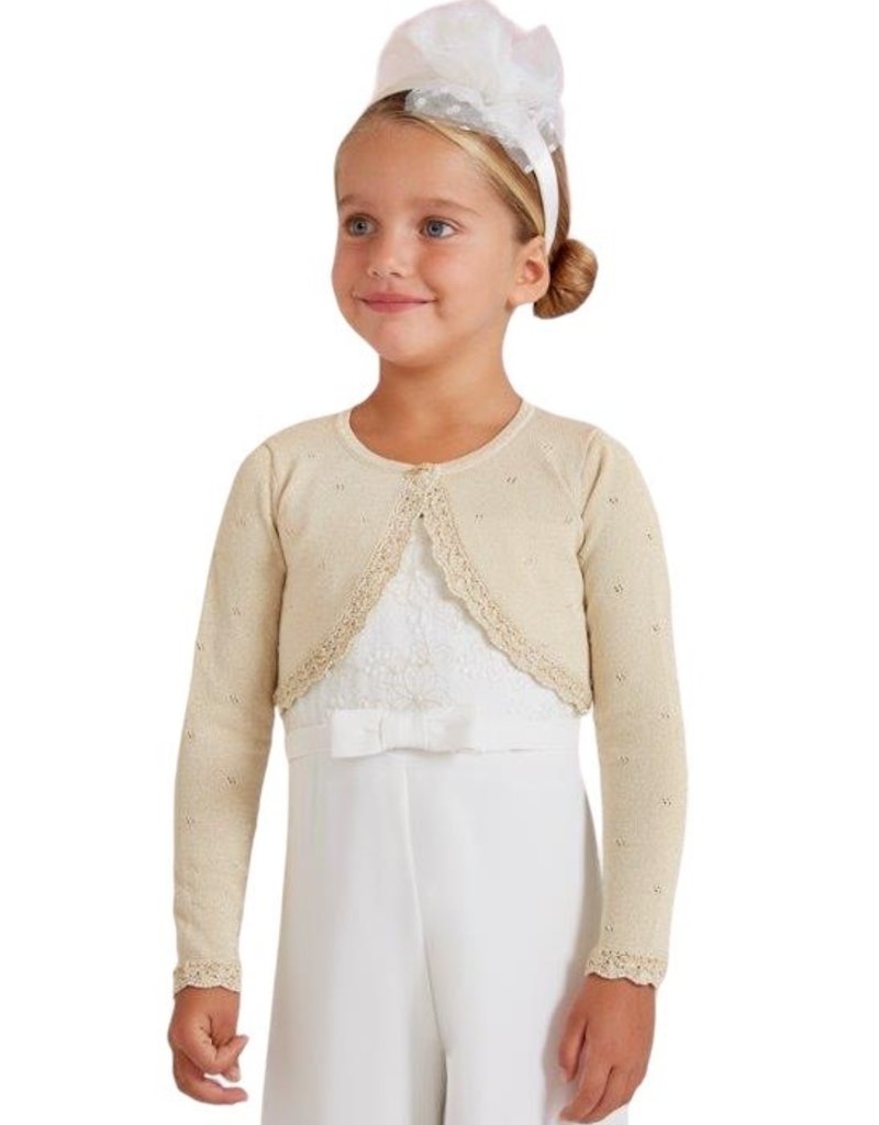 Tien Discipline gemiddelde Abel&Lula bolero gilet goud