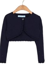 Abel&Lula bolero gilet blauw