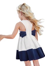 Abel&Lula bolero gilet blauw