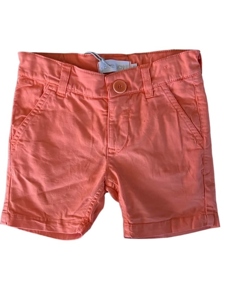 Blue Bay Party short fluo oranje Ian