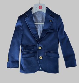 Varones blazer jersey donkerblauw