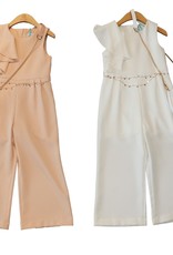 Abel&Lula jumpsuit nude gouden ketting