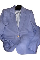 Noali gevoerde blazer hoog blauw