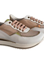 RTB/Hoops sneaker wit met nude glitter