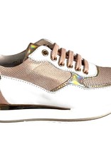 RTB/Hoops sneaker wit met nude glitter