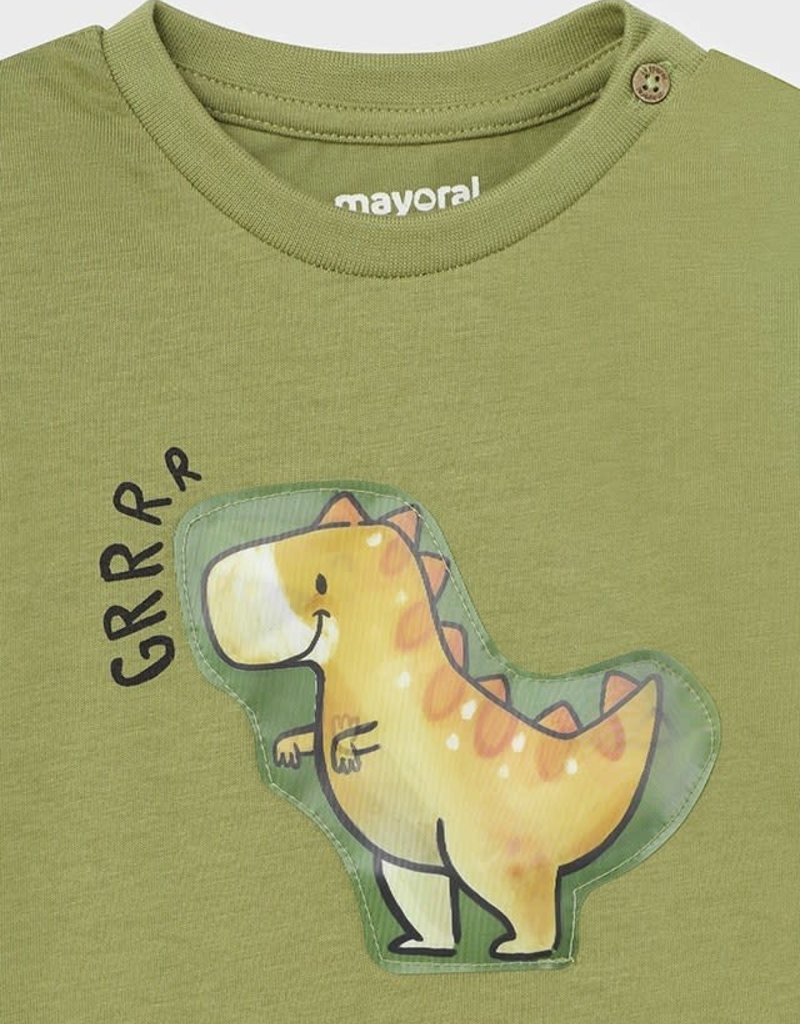 Mayoral T-shirt kaki dino jungle