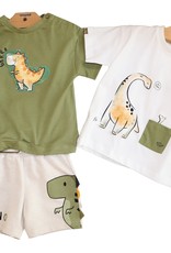 Mayoral T-shirt kaki dino jungle