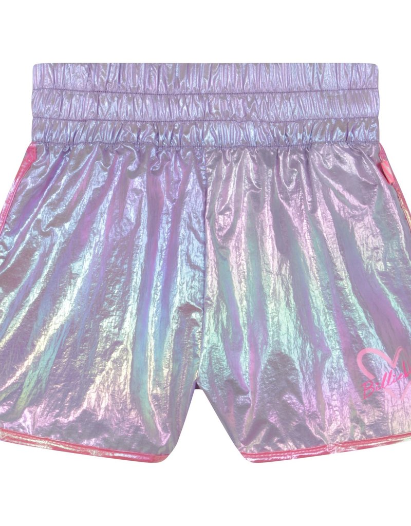 Billieblush short lichtblauw roze mettalic