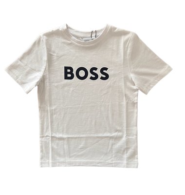Boss t-shirt effen wit basis